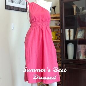 HP🪀NWOT Free Assembly Pink One-Shoulder Dress